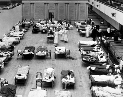 1918 Oakland Flu Hospital, Oakland, California, USA, 1918 by Unbekannt Unbekannt